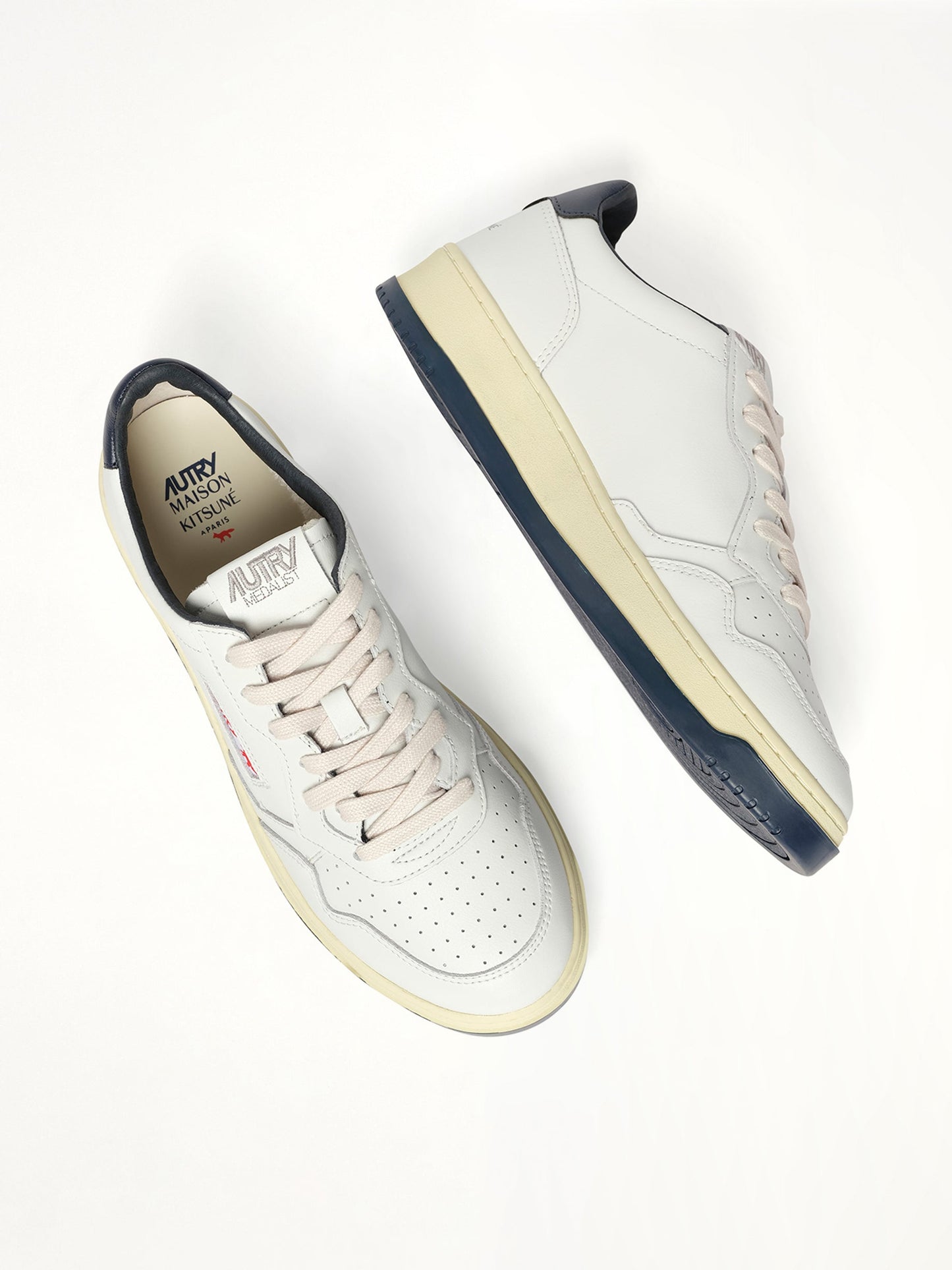 AUTRY Maison Kitsune Medalist Sneaker (White)