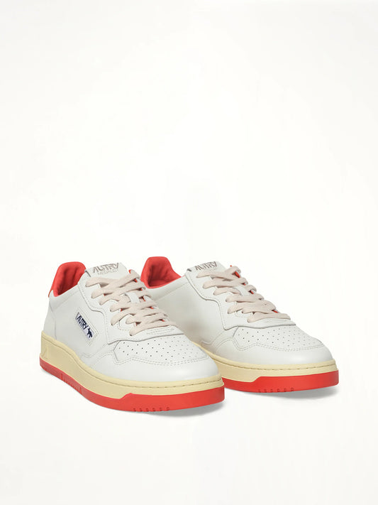 AUTRY Maison Kitsune Medalist Sneaker (White)