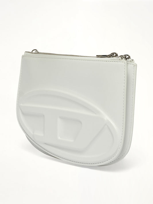 DIESEL 1DR TWIN Shoulder Bag (White)