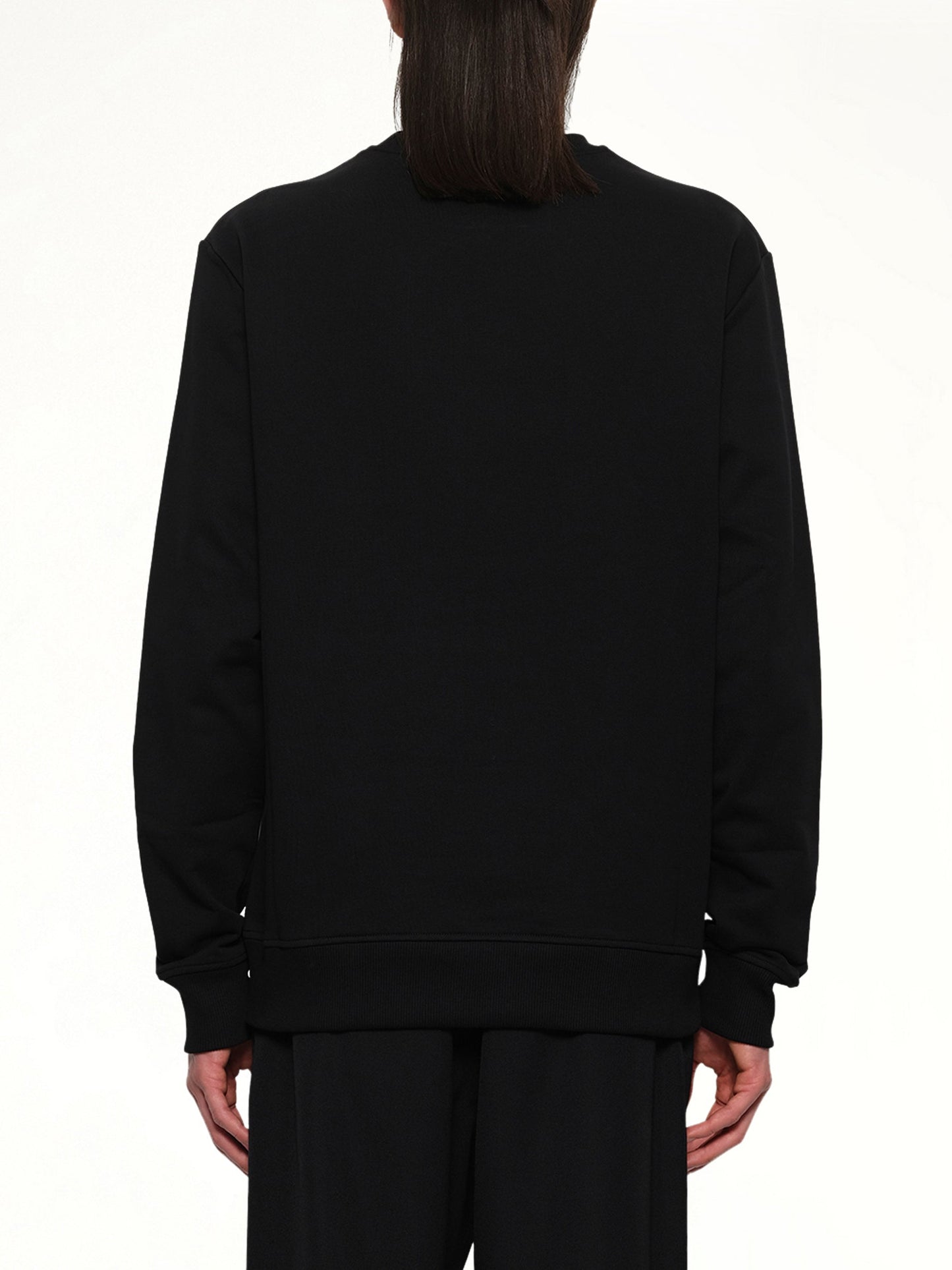 BALMAIN 6 Shoulder Button Sweatshirt (Black)