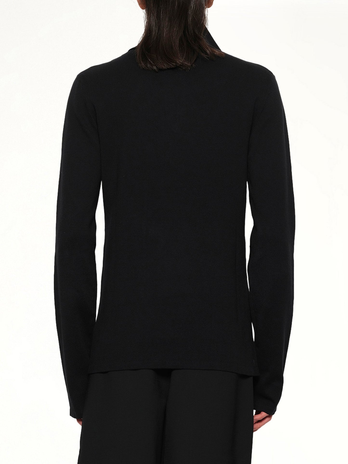 ENTIRE STUDIOS Zip Up Turtle Neck (Black)
