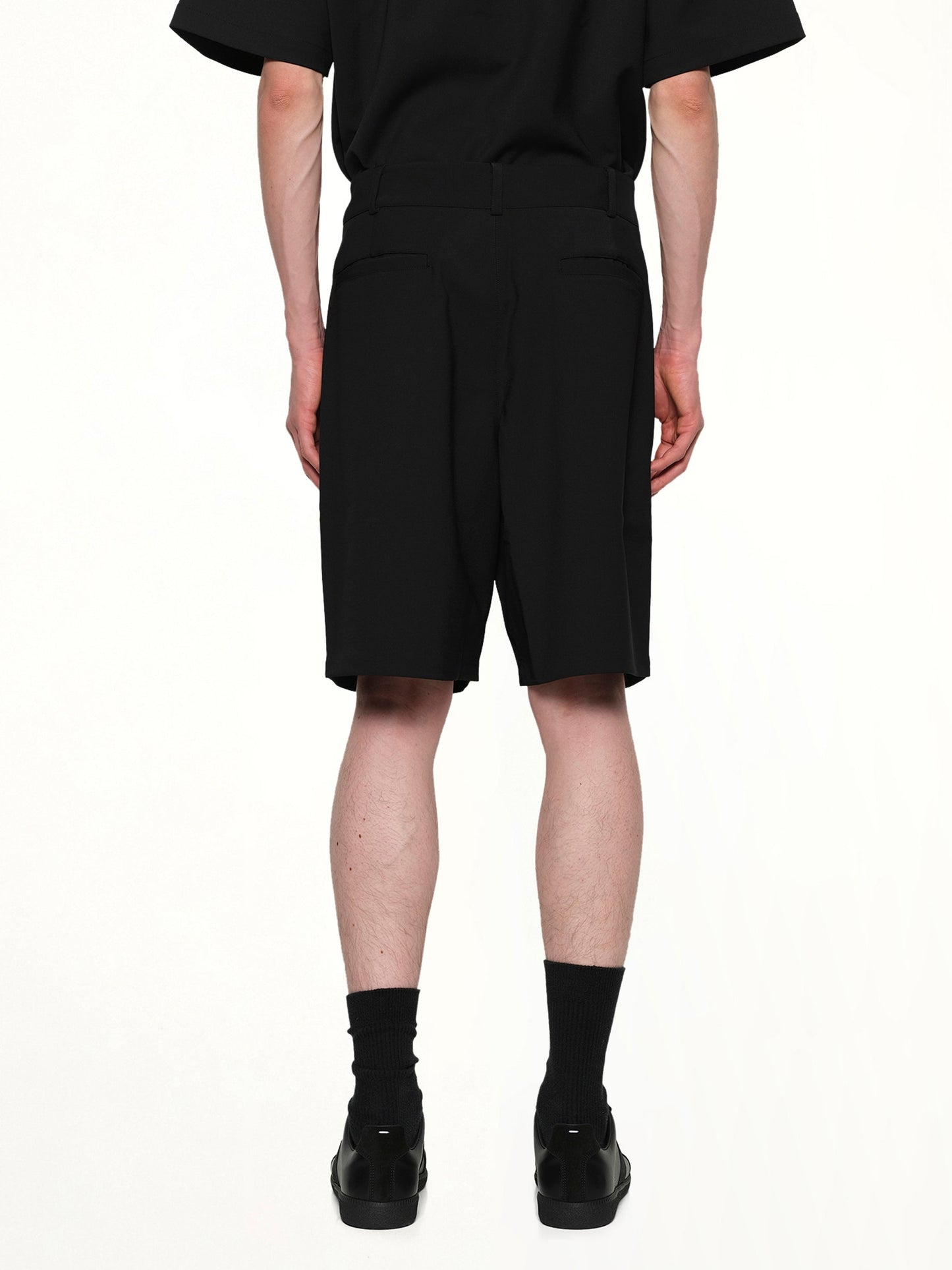 ENTIRE STUDIOS Tailored Shorts (Black)