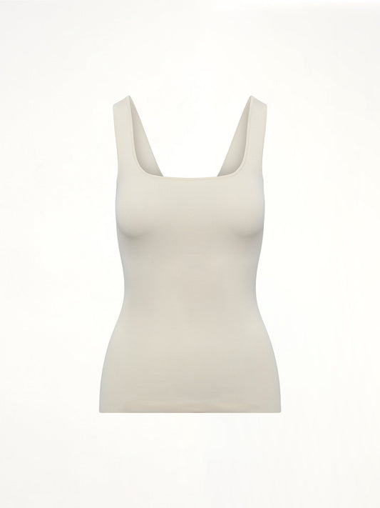 ENTIRE STUDIOS Squared Neck Top (Off White)