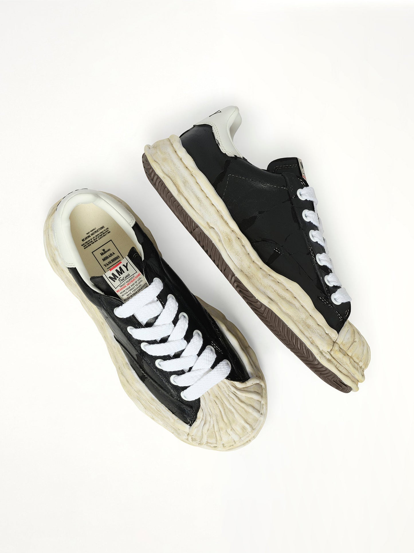 MAISON MIHARA YASUHIRO Blakey OG Torn Sneaker (Black)