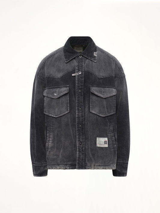MAISON MIHARA YASUHIRO Puffer Corduroy Shirt (Black)