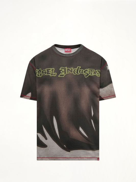 DIESEL T-BOXT-SHOW T-Shirt (Brown)