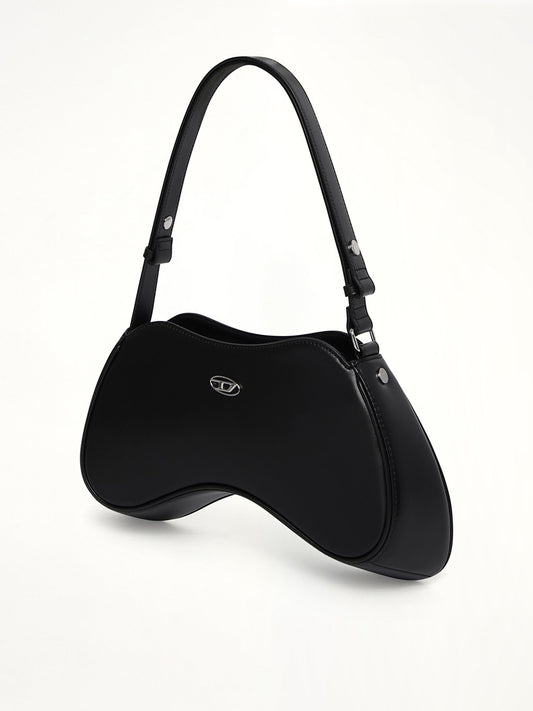 DIESEL PLAY Shoulder Bag (Black)