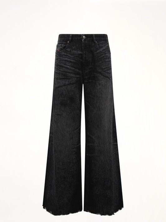 DIESEL 1996 D-SIRE-FSH1 Wide Jeans (Black)