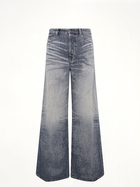 DIESEL 1996 D-SIRE-FSH Wide Jeans (Blue)