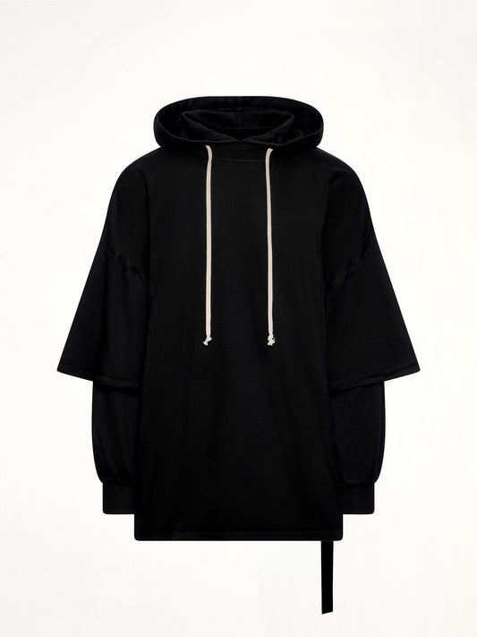 RICK OWENS DRKSHDW Tommy Hustler Hoodie (Black)