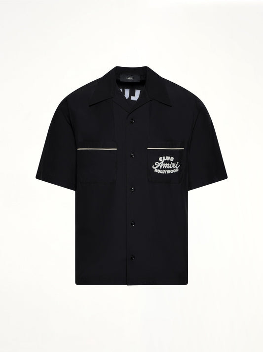 AMIRI Club Amiri Camp Shirt (Black)