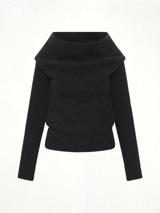 RICK OWENS LS Cowl (Black)