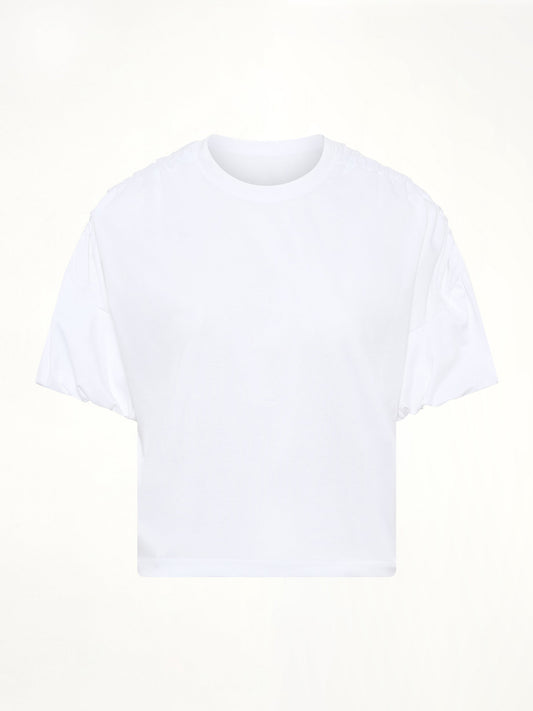 NOIR KEI NINOMIYA Cotton Ponte T-Shirt (White)