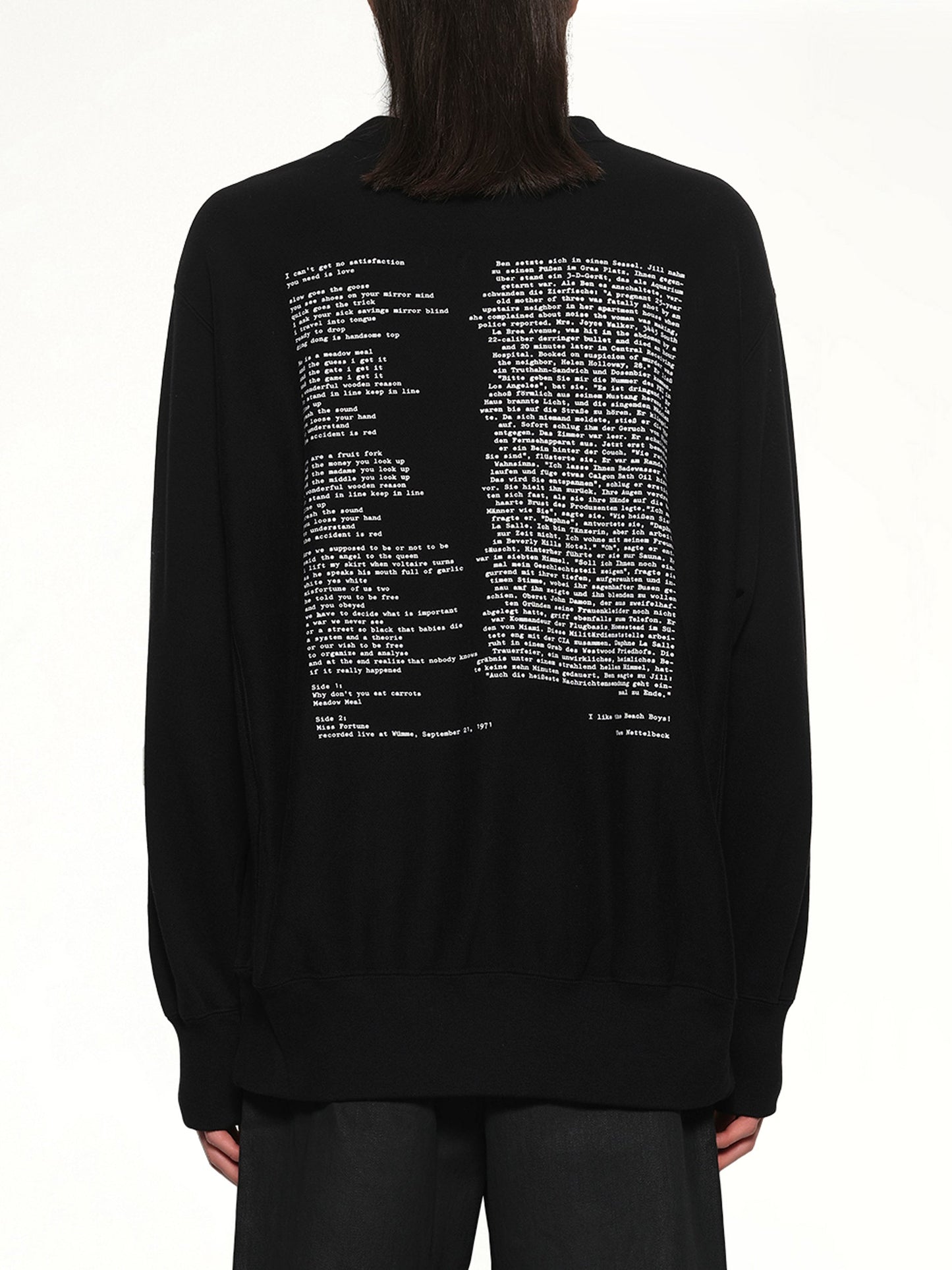 UNDERCOVER Faust Sweatshirt (Black)