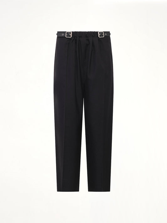 LOEWE Belted Trousers (Black)