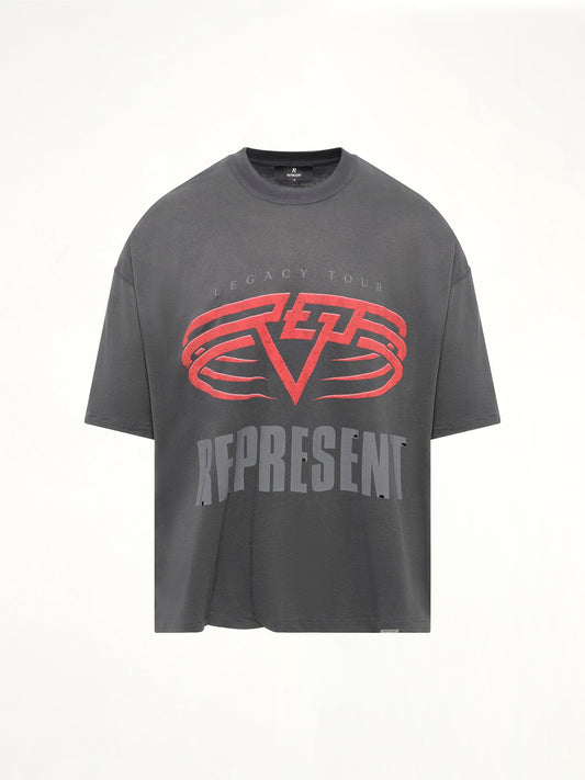 REPRESENT Reversible Living Legacy Falcon T-Shirt (Sun Fade Grey)
