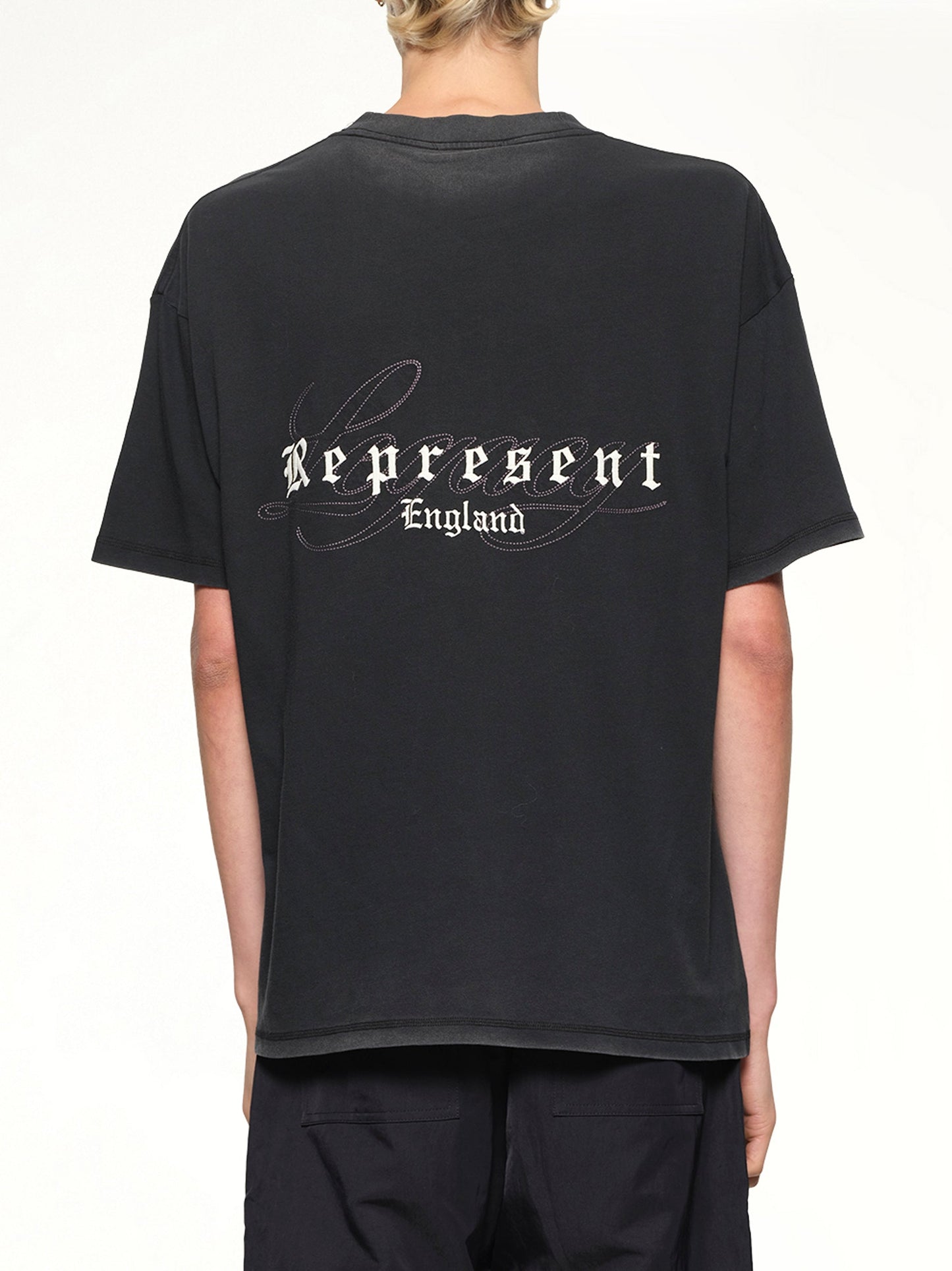 Represent Legacy Overprint T-Shirt (Black)