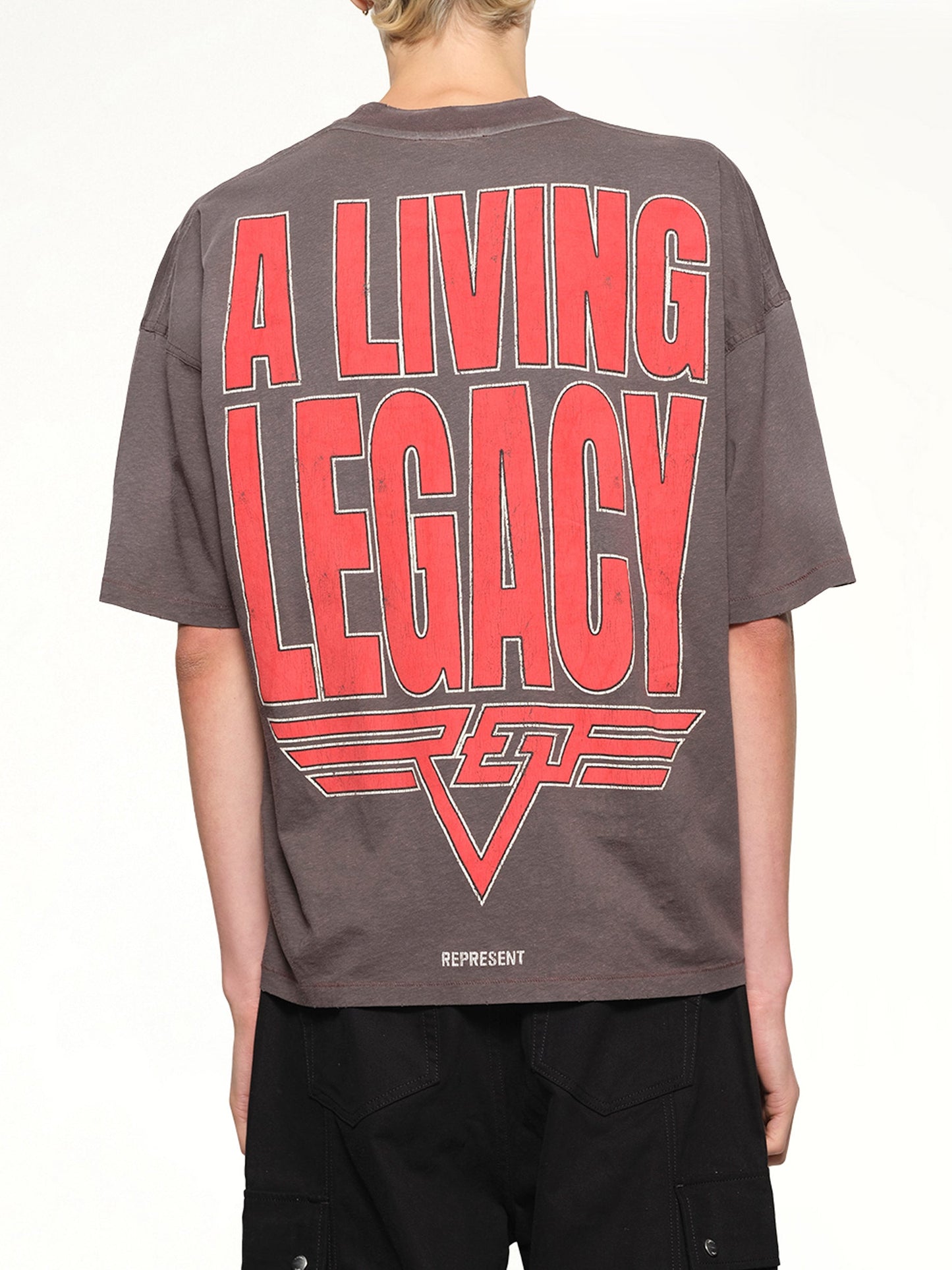 REPRESENT Reversible Living Legacy Falcon T-Shirt (Nero)