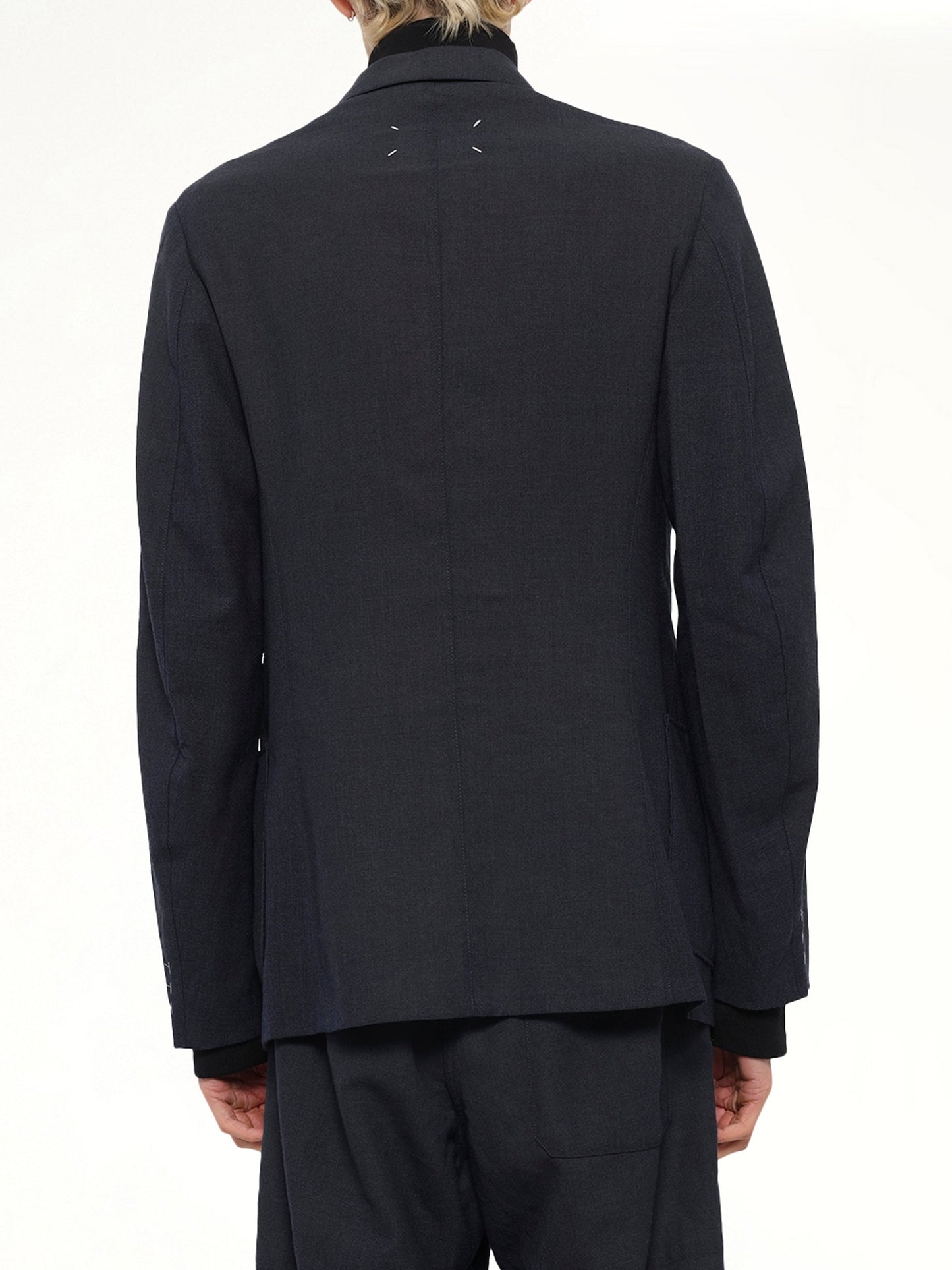 MAISON MARGIELA Wool Jacket (Dark Blu)