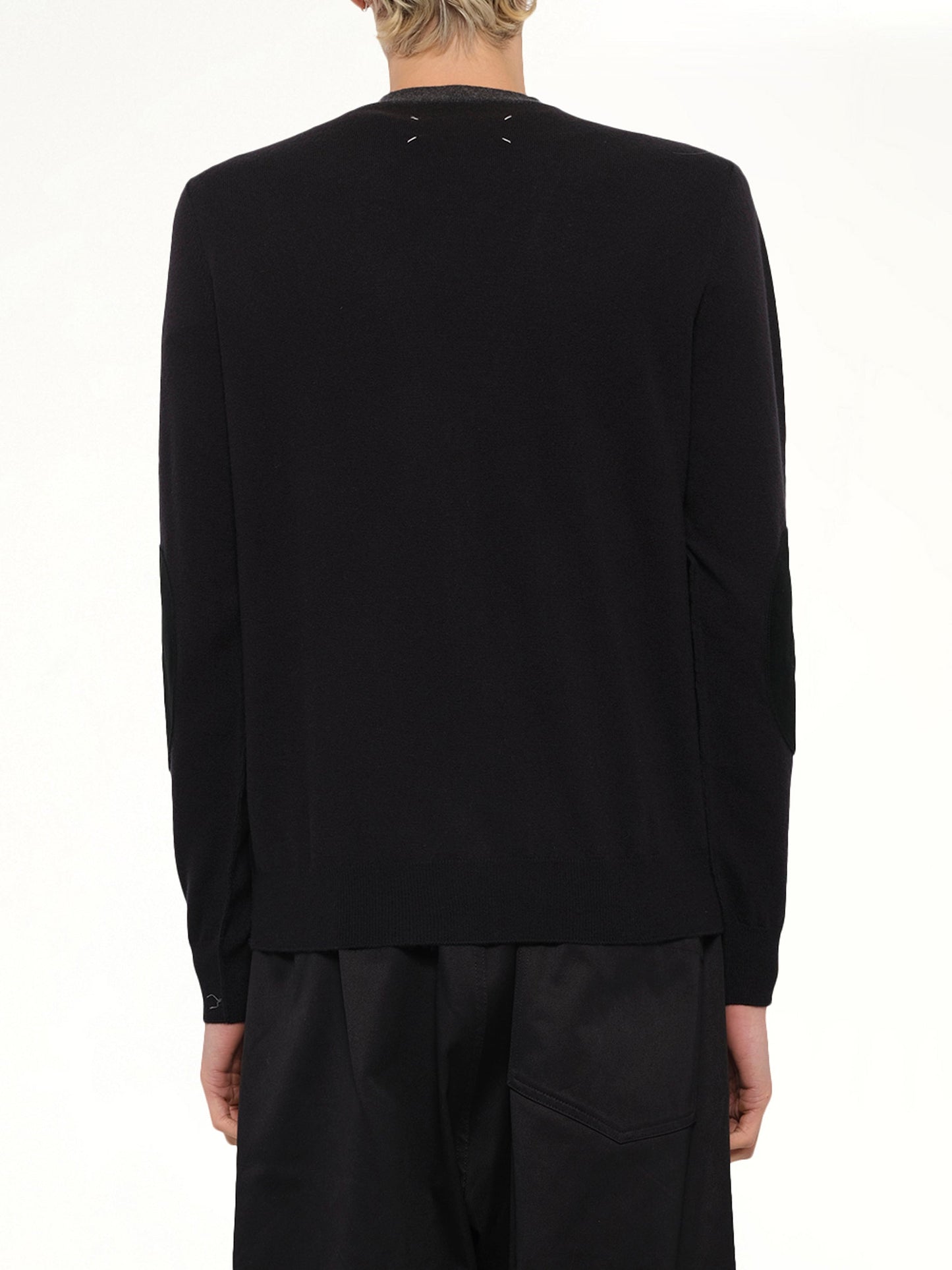 MAISON MARGIELA Two-Tone Cardigan (Grey)