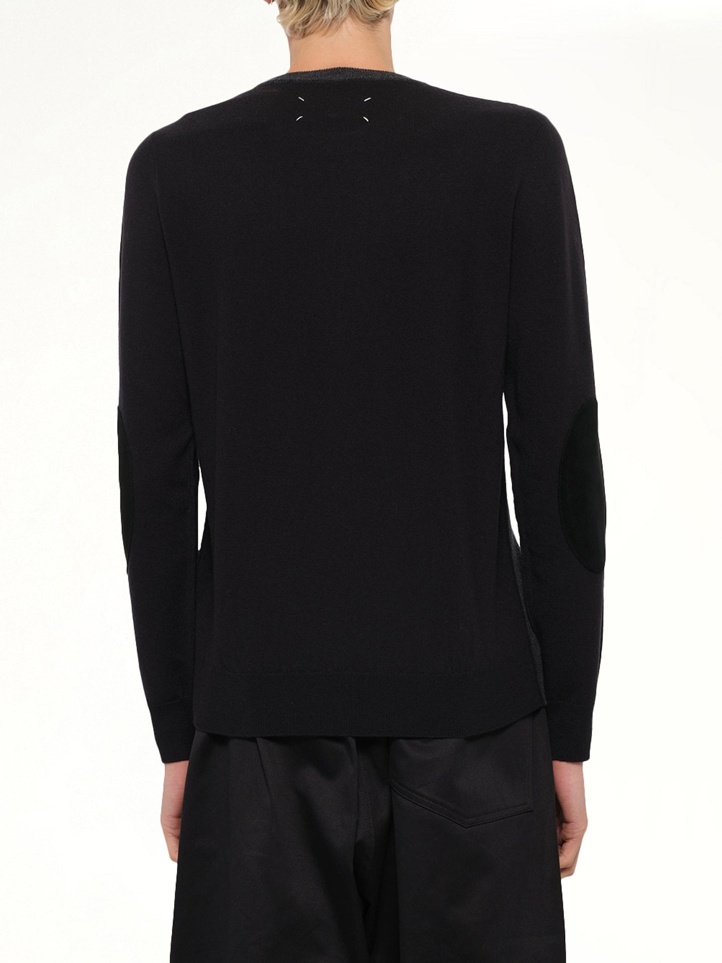 MAISON MARGIELA Two-Tone Sweater (Grey)