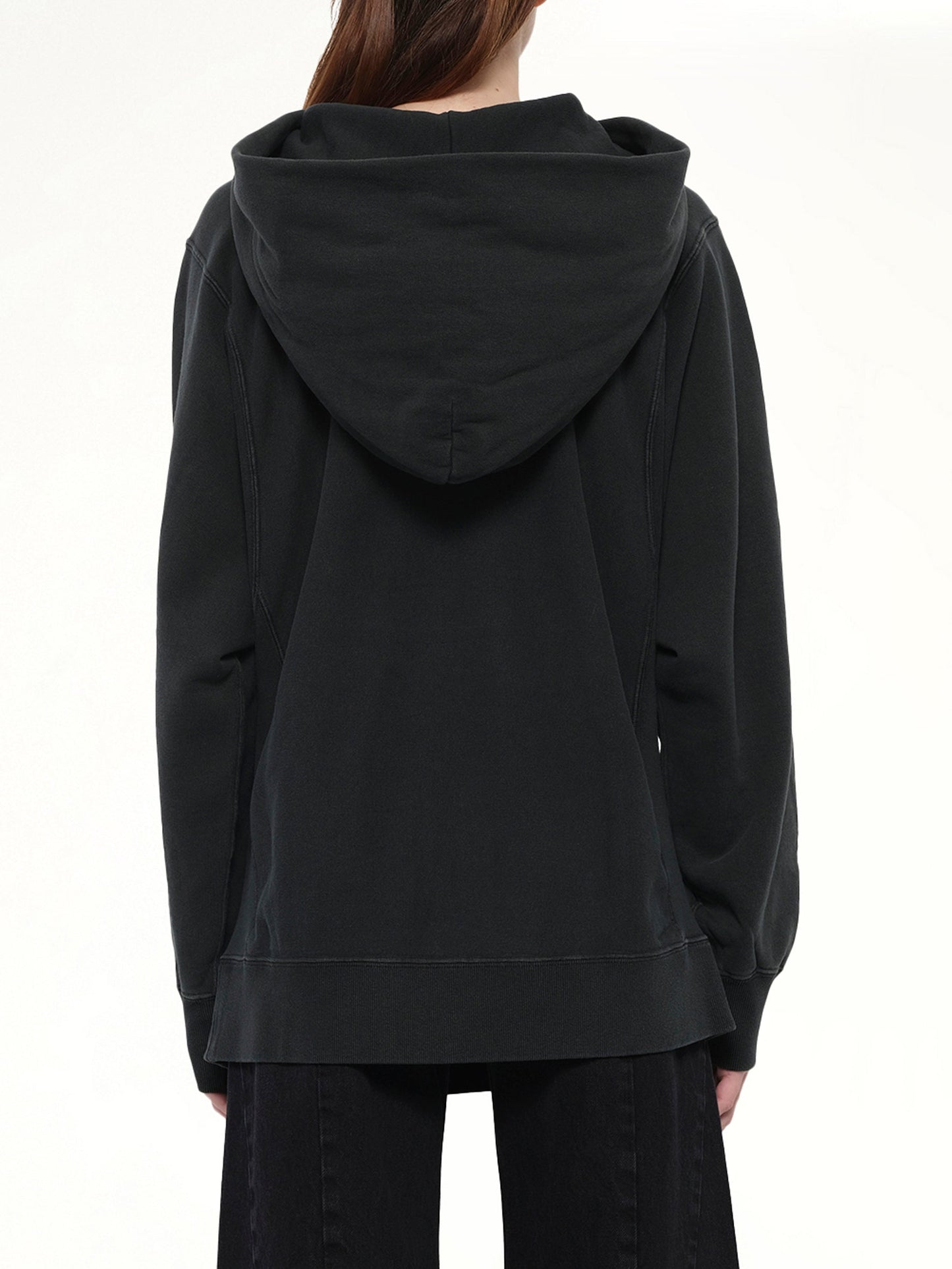 MAISON MARGIELA Organic Cotton Fleece Hoodie (Vintage Carbon)