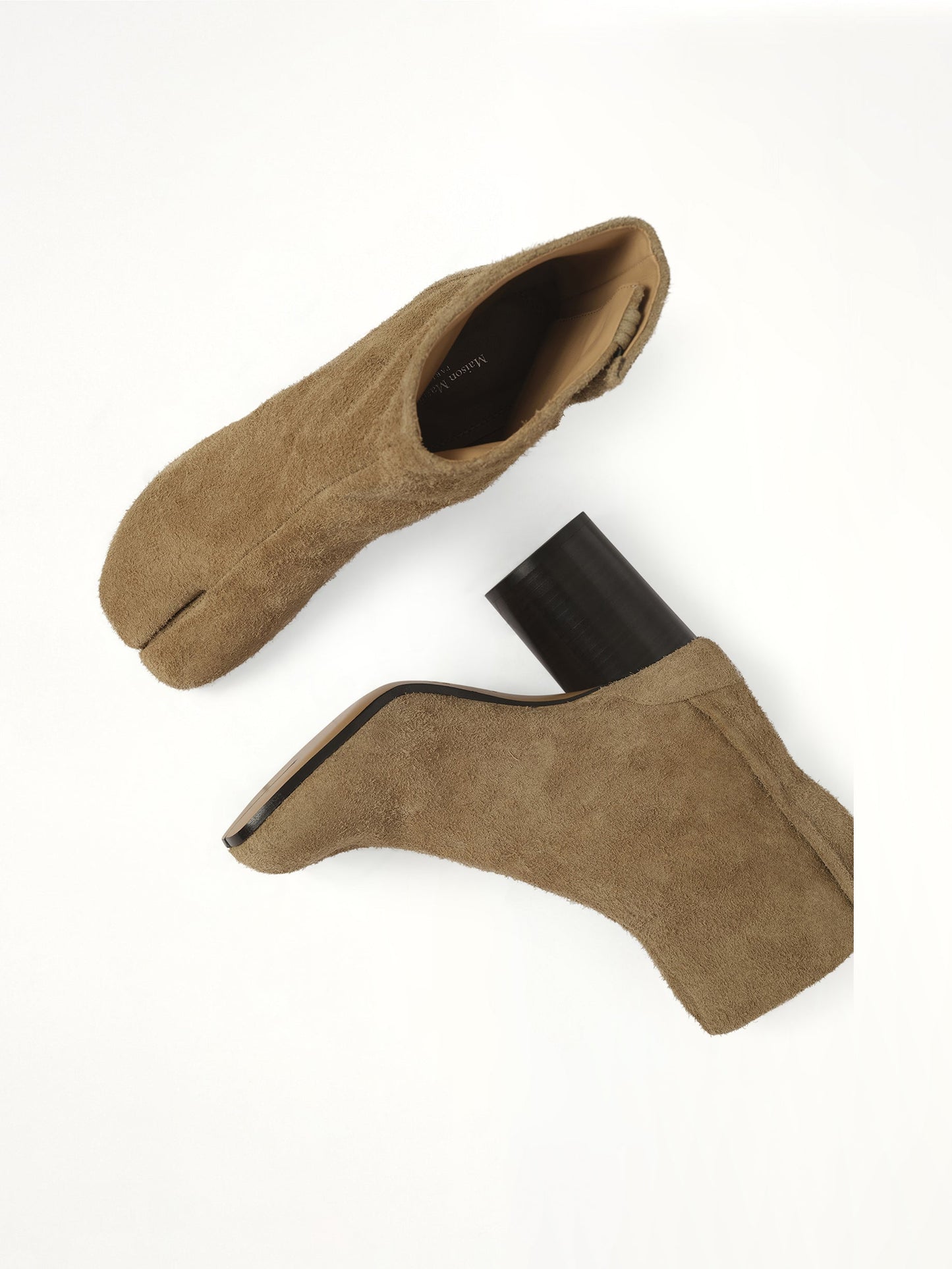 MAISON MARGIELA Tabi Ankle Boots 8cm (Brown)