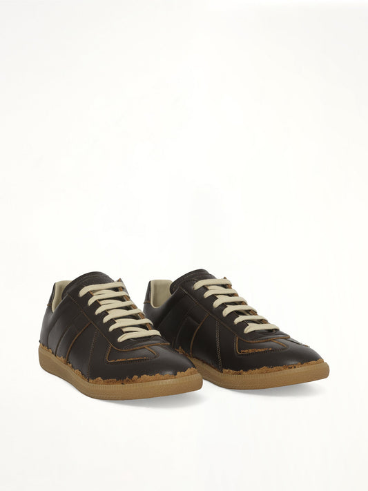 MAISON MARGIELA Replica Leather Sneaker (Brown)