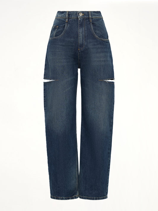 MAISON MARGIELA Slash Denim Jeans (Washed Indigo)