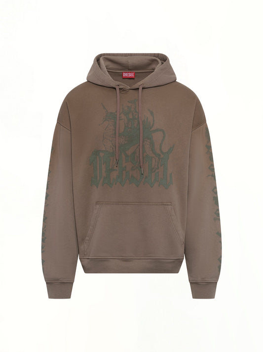 DIESEL S-GRIFFON Hoodie (Brown)