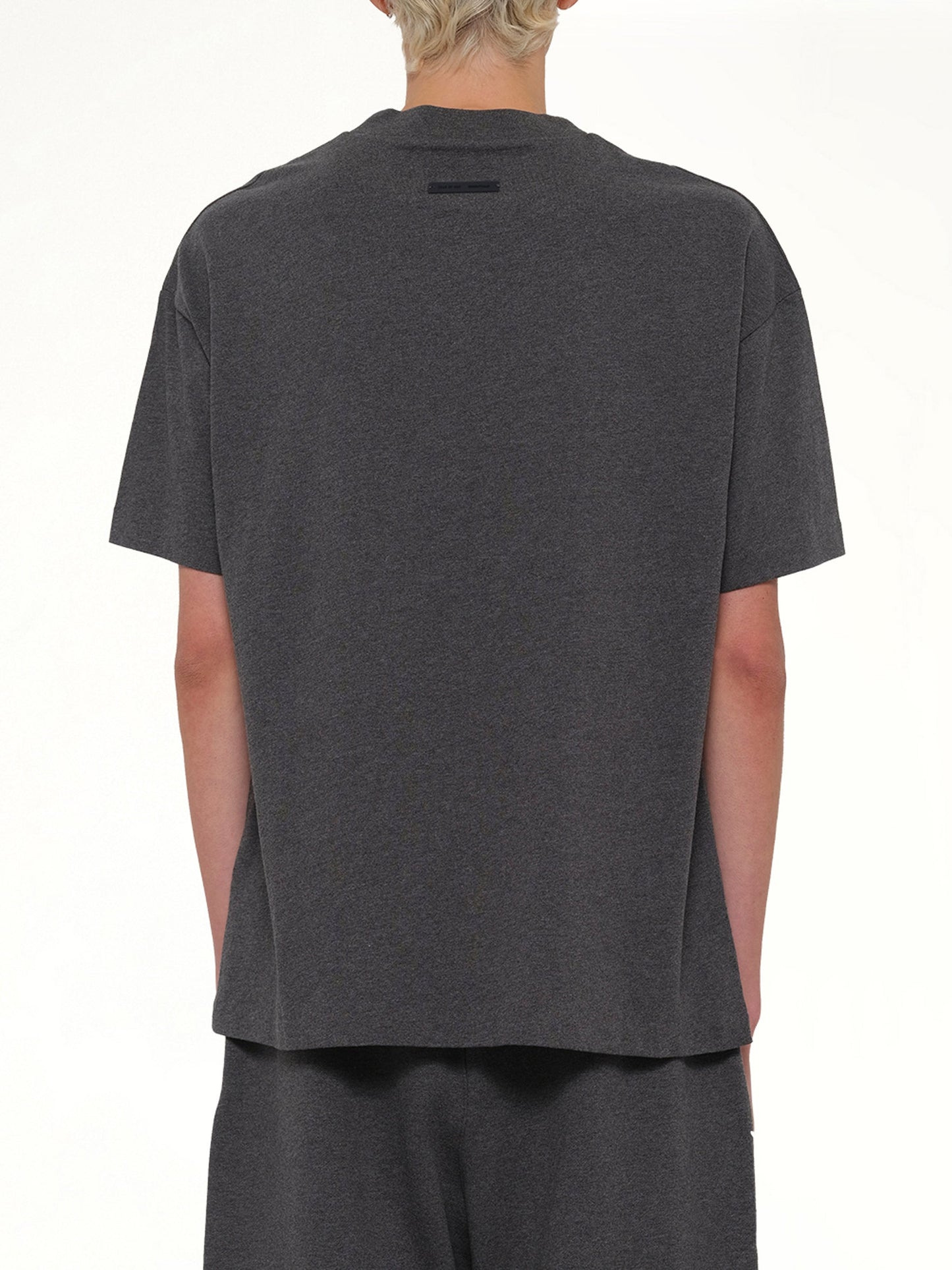 FEAR OF GOD ESSENTIALS Classic Short Sleeve T-Shirt (Charcoal Heather)