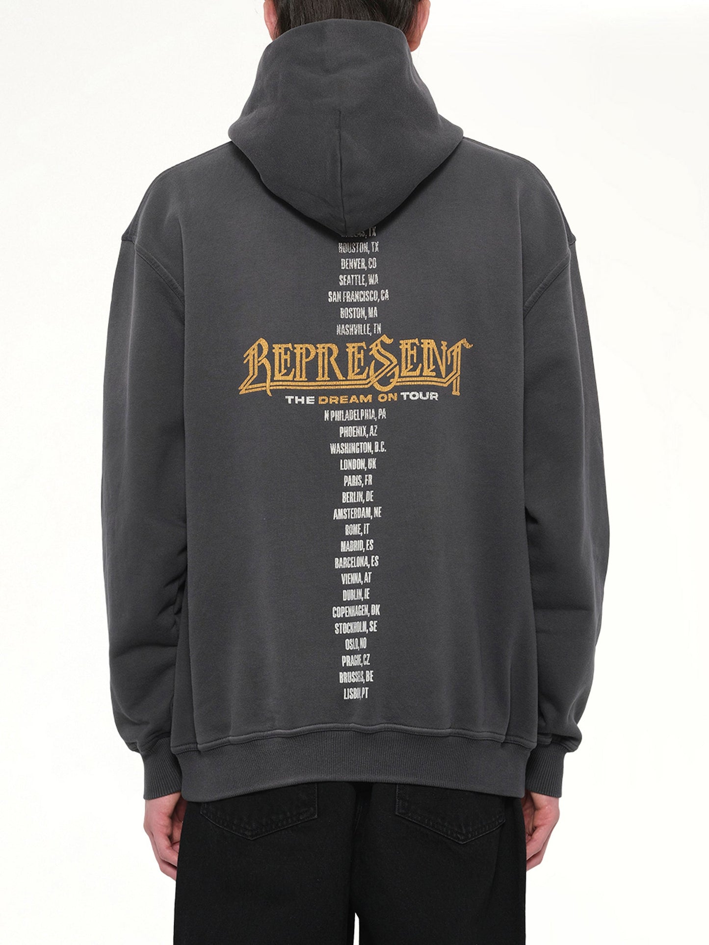 REPRESENT Golden Tour Hoodie (Grey)