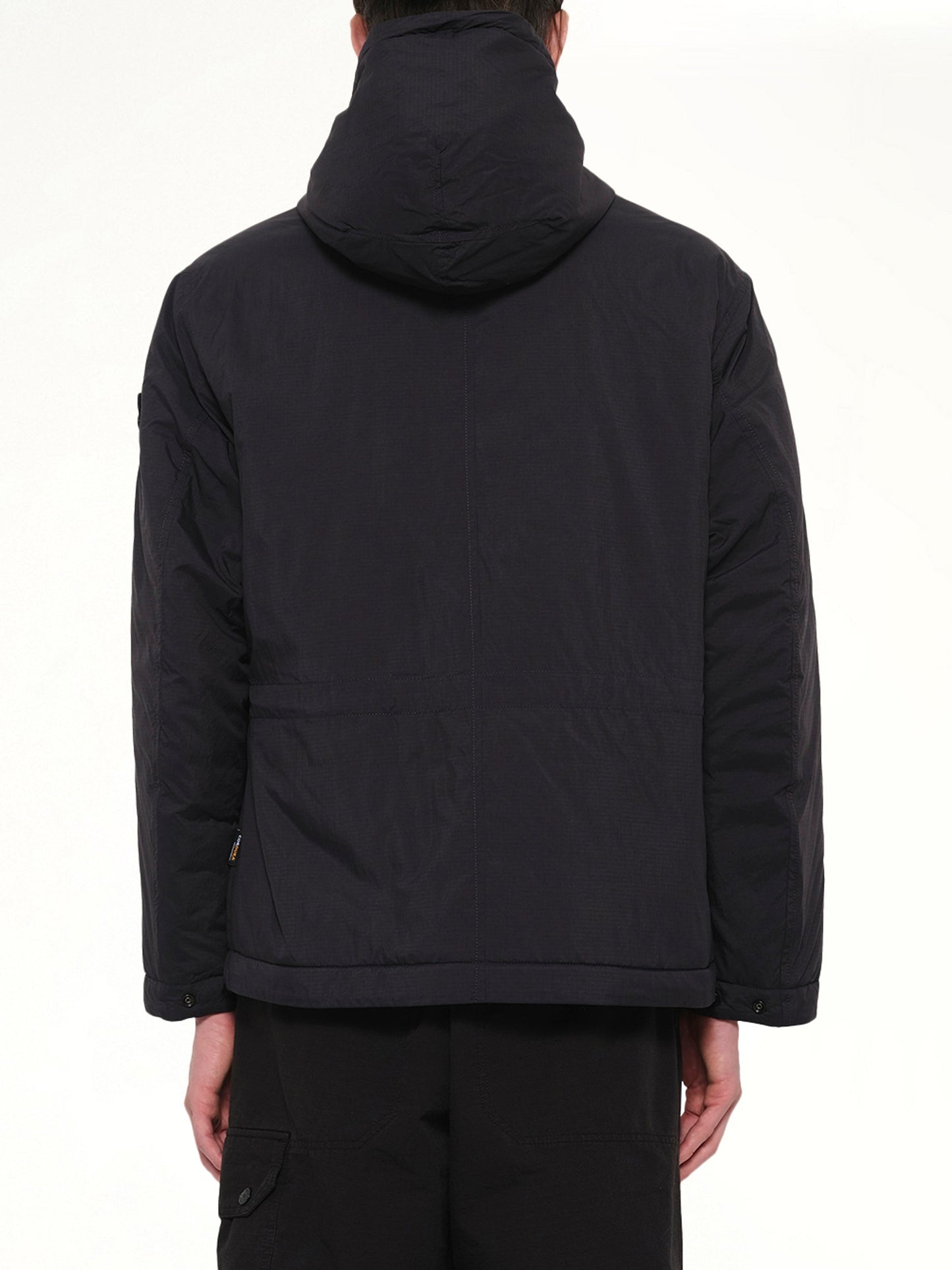 STONE ISLAND 4100018 Ripstop Short Parka (Black)