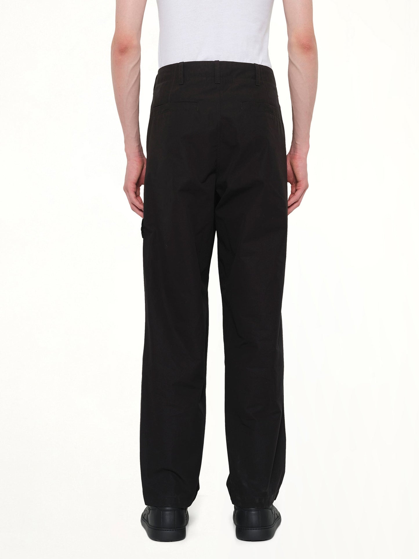 STONE ISLAND 310004 Weatherproof Trousers (Black)
