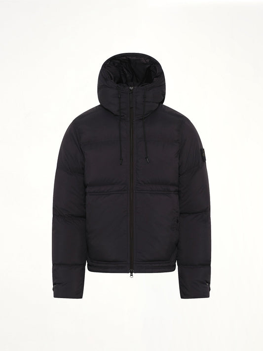 STONE ISLAND 4100019 Ripstop Short Parka (Black)