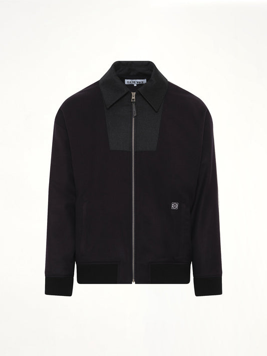 LOEWE Wool Traksuit Jacket (Navy)