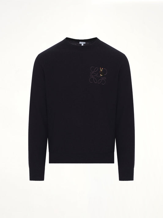 LOEWE Louis Wain Knit Sweater (Navy)