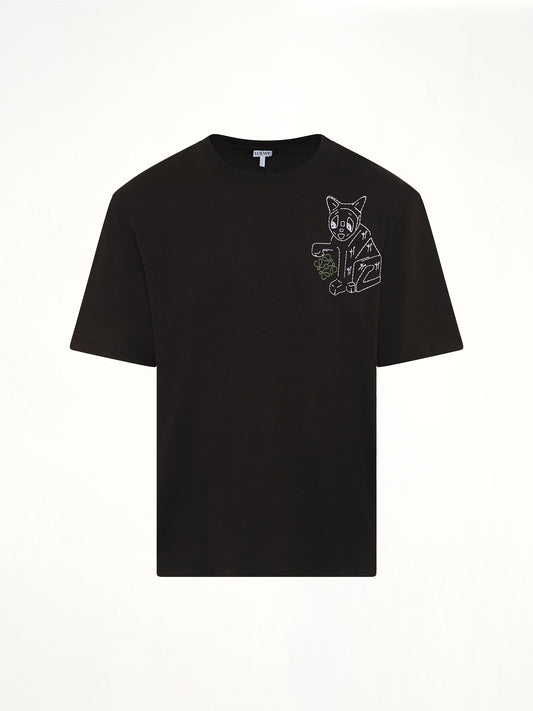 LOEWE Louis Wain Loose Fit T-Shirt (Black)