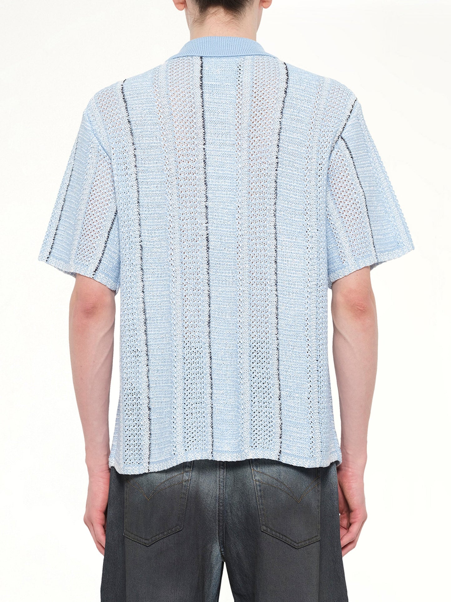 FENG CHEN WANG Knited Shirt (Blue)