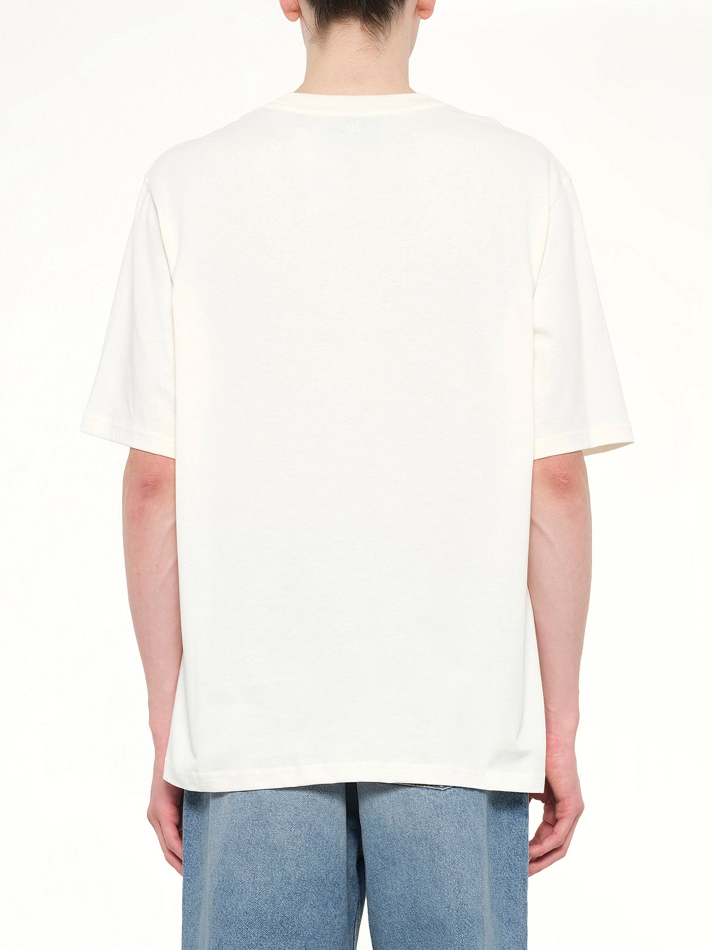 AMI PARIS Big ADC Embossed T-Shirt (White)
