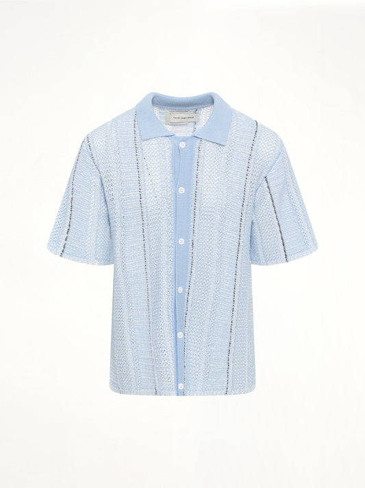 FENG CHEN WANG Knited Shirt (Blue)