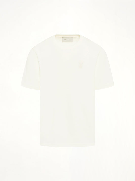 AMI PARIS Big ADC Embossed T-Shirt (White)