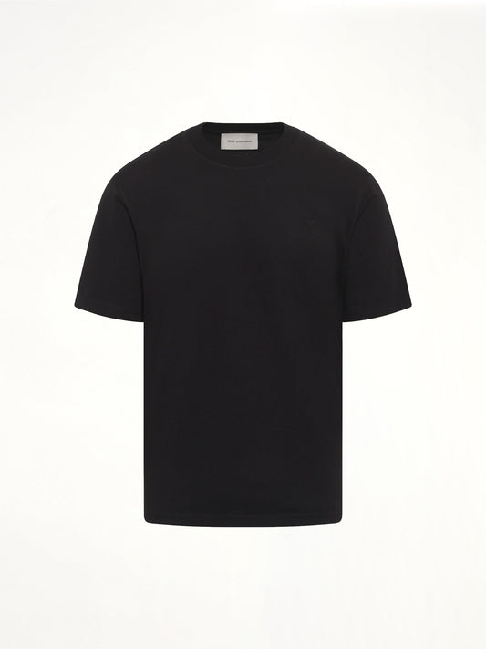 AMI PARIS Small Embossed ADC T-Shirt (Black)