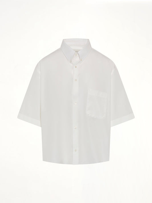 MAISON MARGIELA Short Sleeve Shirt (White)