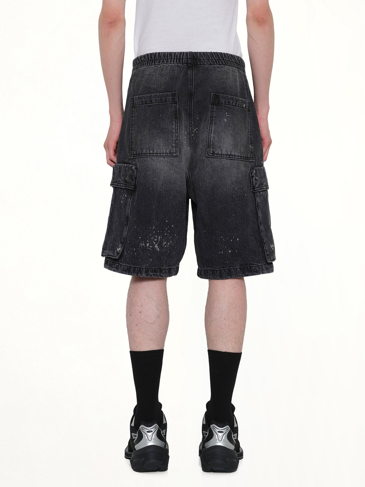 WE11DONE Pocket Shorts (Black)