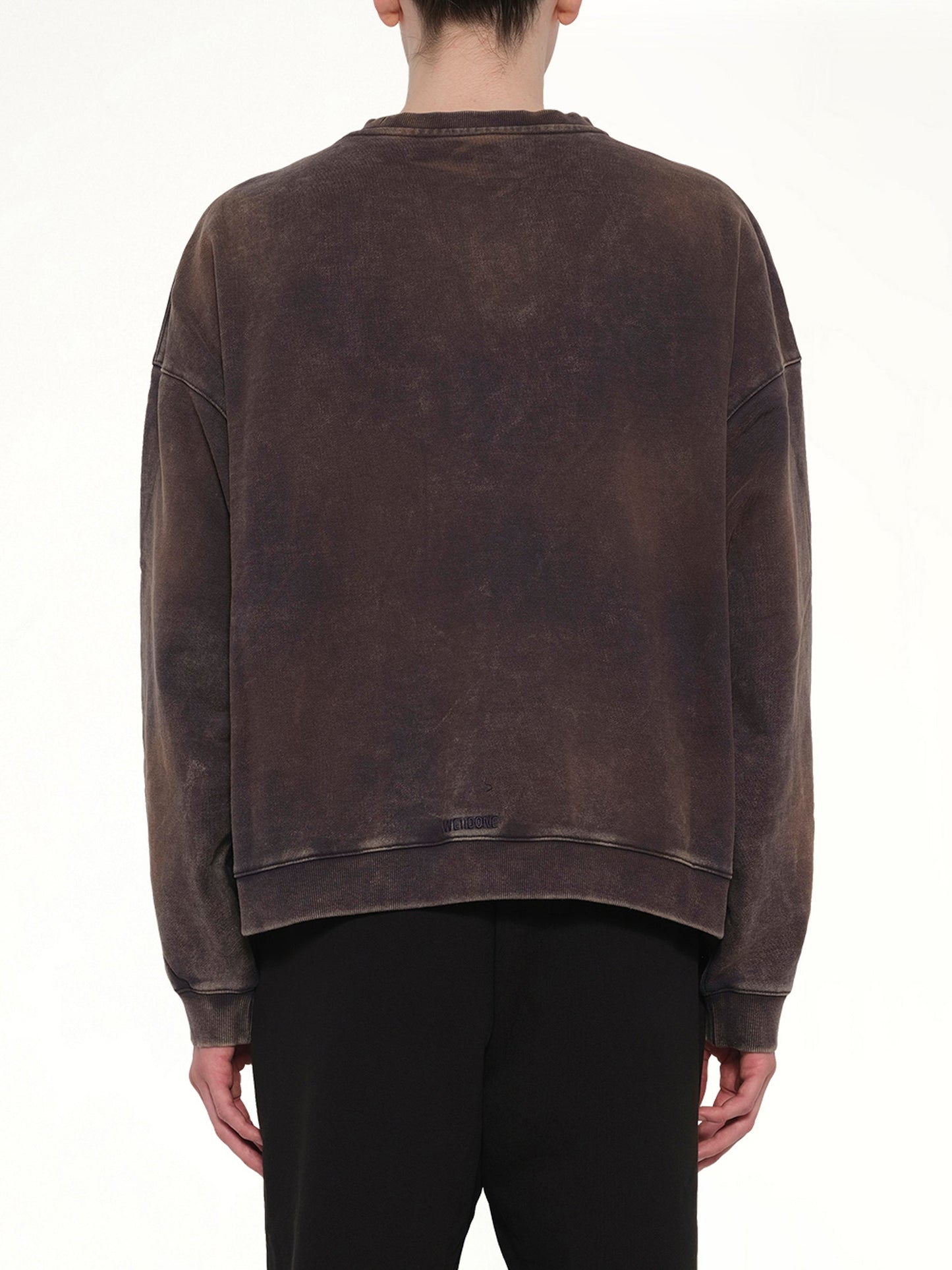 WE11DONE Teddy ID Sweatshirt (Grey)
