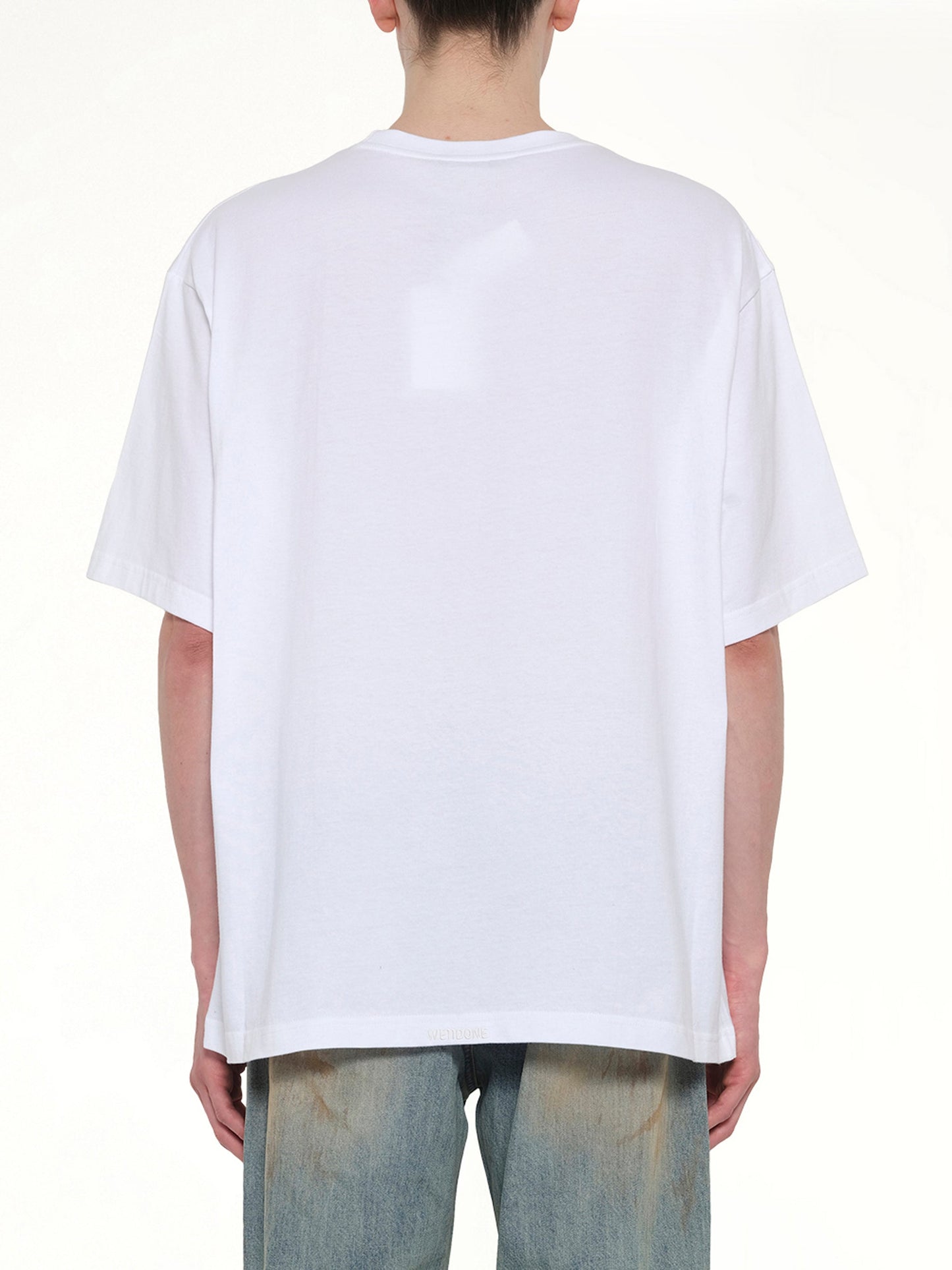 WE11DONE Cross Necklace T-Shirt (White)