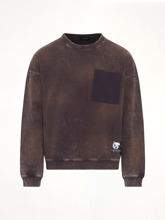 WE11DONE Teddy ID Sweatshirt (Grey)