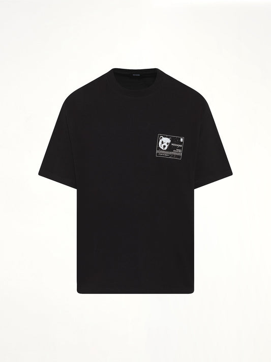 WE11DONE DNA Teddy ID T-Shirt (Black)