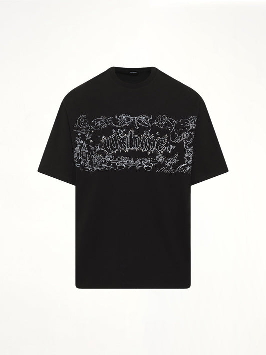 WE11DONE Ending Credit T-Shirt (Black)